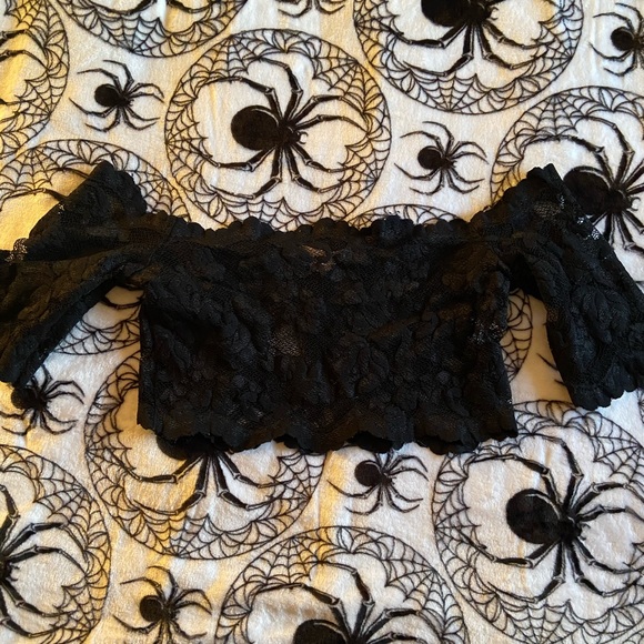 Victorias Secret Black Floral Lace Lingerie - Picture 1 of 4